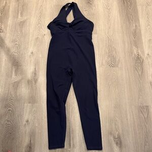 Fabletics Midnight Blue Halter Jumpsuit